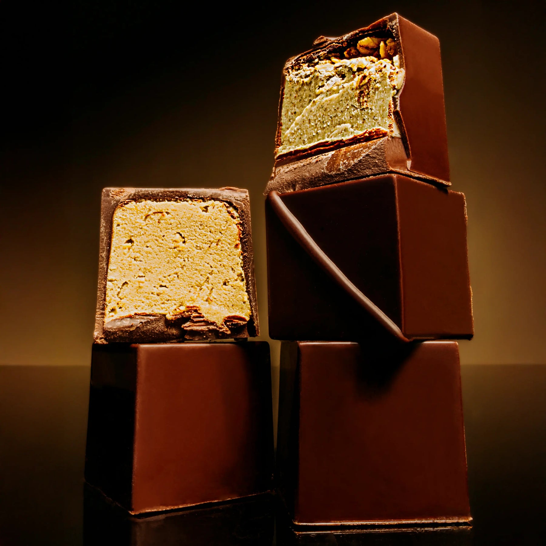 Seed Butter Praline Cubes - Eager Orchard Cubes Assortment